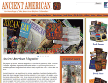 Tablet Screenshot of ancientamerican.com